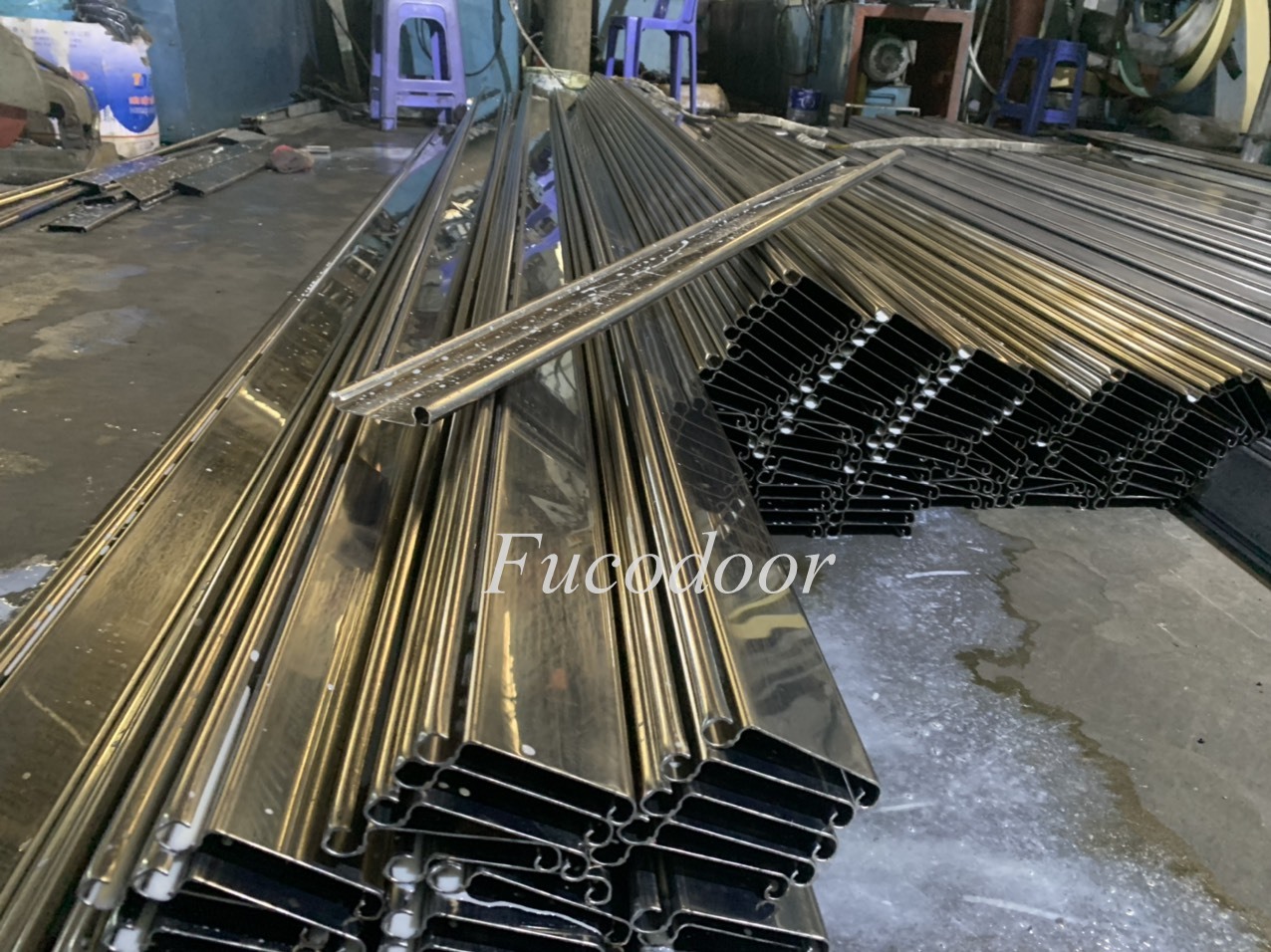 Powder coated super-long rolling doors, stainless steel super-long rolling doors