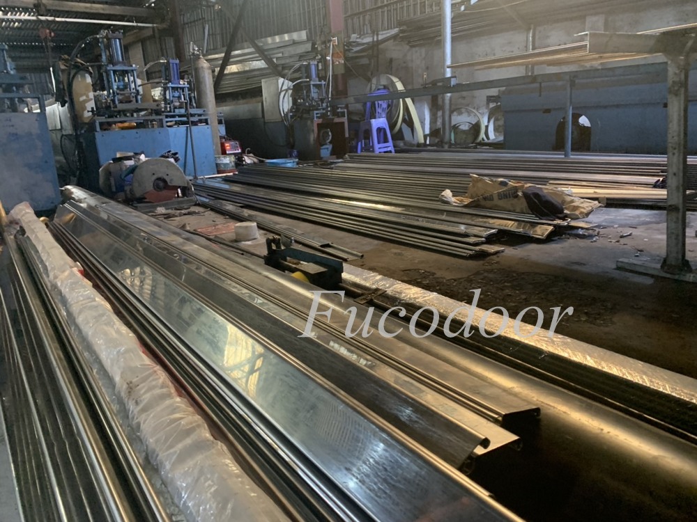Cửa cuốn siêu trường nhà xưởng, Cửa cuốn nhà công nghiệp inox 304 TẠI Hà Nam