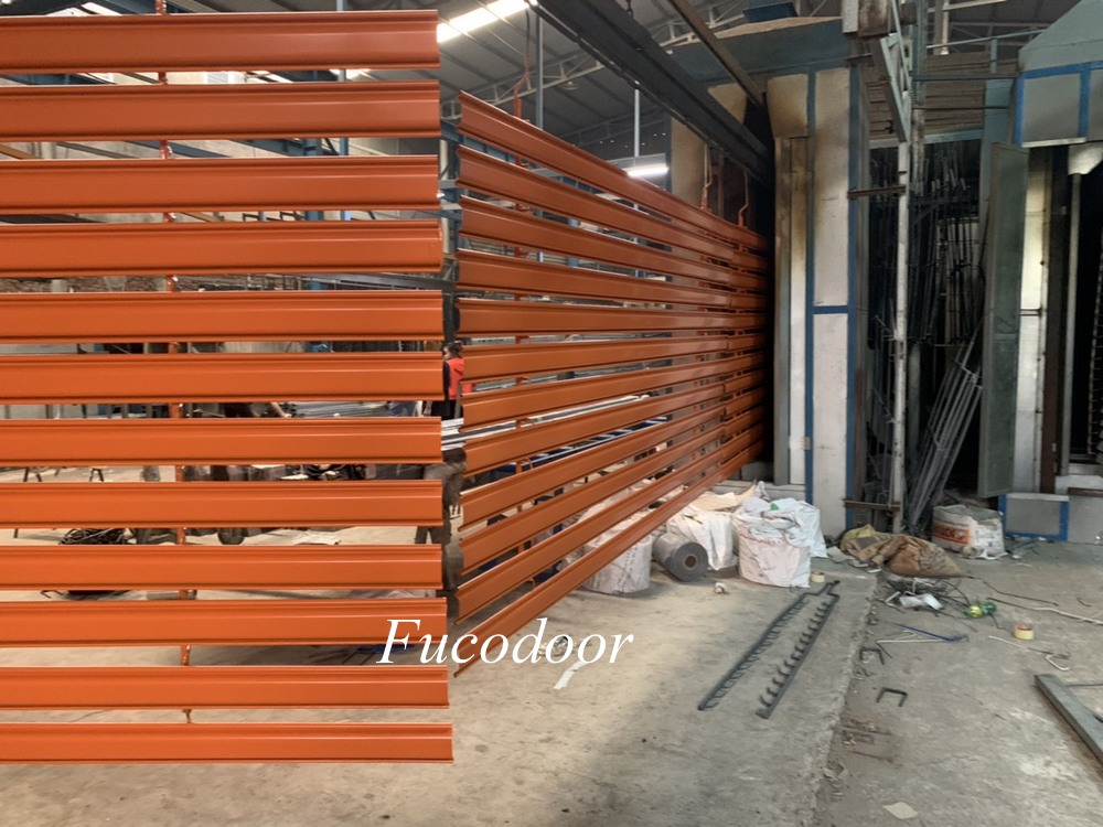 Cửa cuốn siêu trường sơn tĩnh điện, Cửa cuốn siêu trường inox, cửa cuốn siêu trường tại Hà Tĩnh