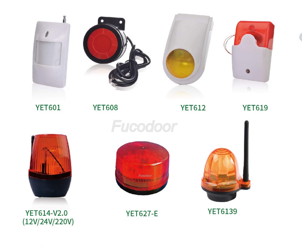 Còi báo, đèn báo cửa cuốn