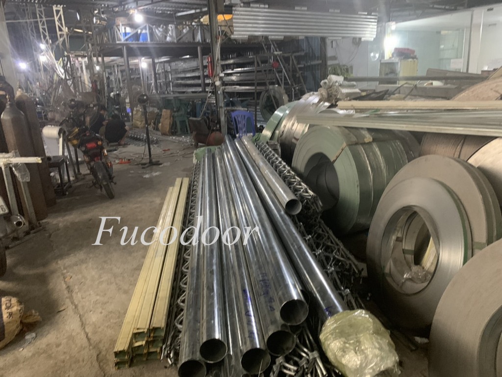 Lắp đặt cửa cuốn Mắt Võng, Cửa cuốn Mắt Võng INOX  tại Hưng Yên