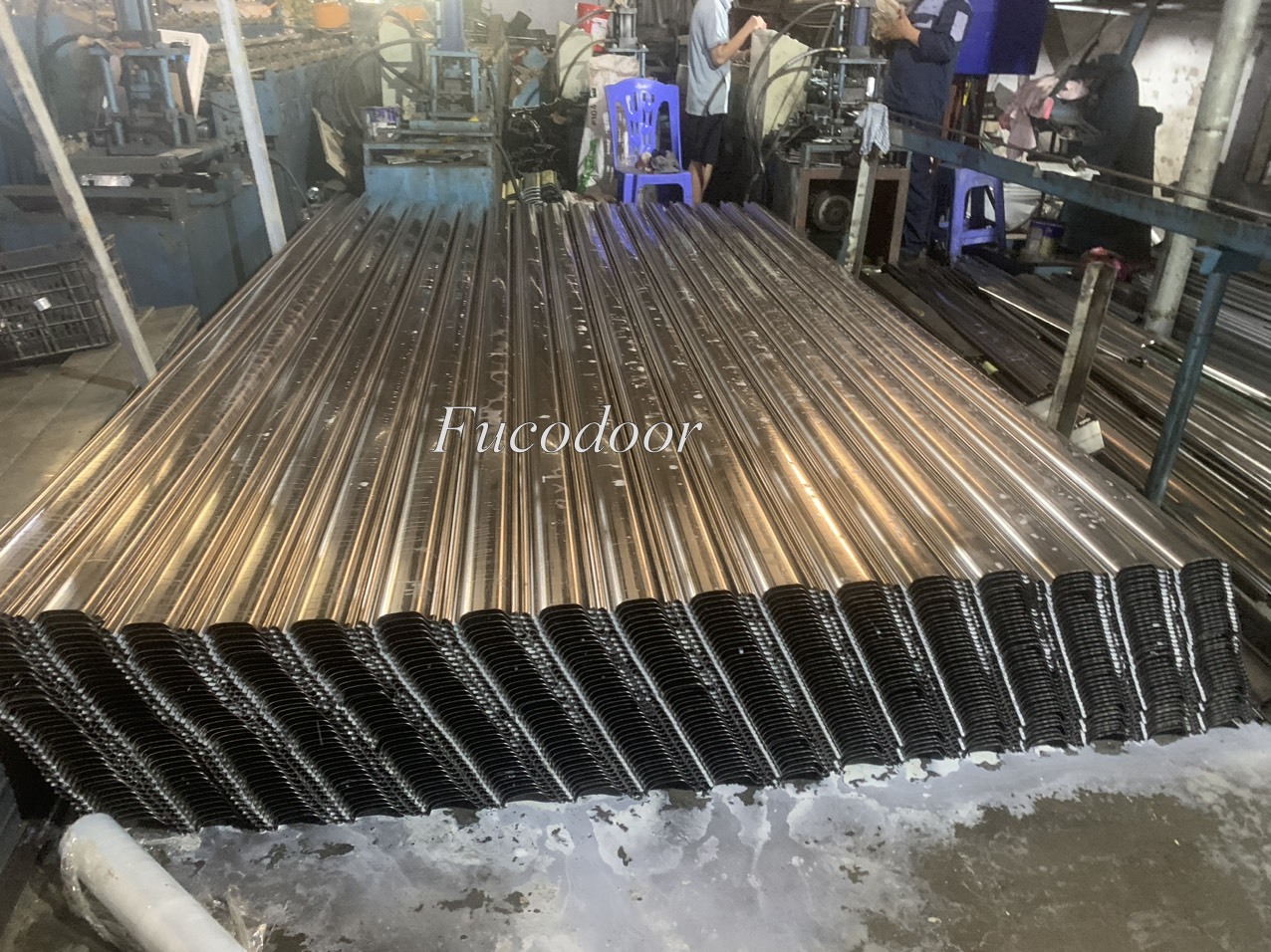 Cửa cuốn siêu trường INOX độ dầy 0.8ly