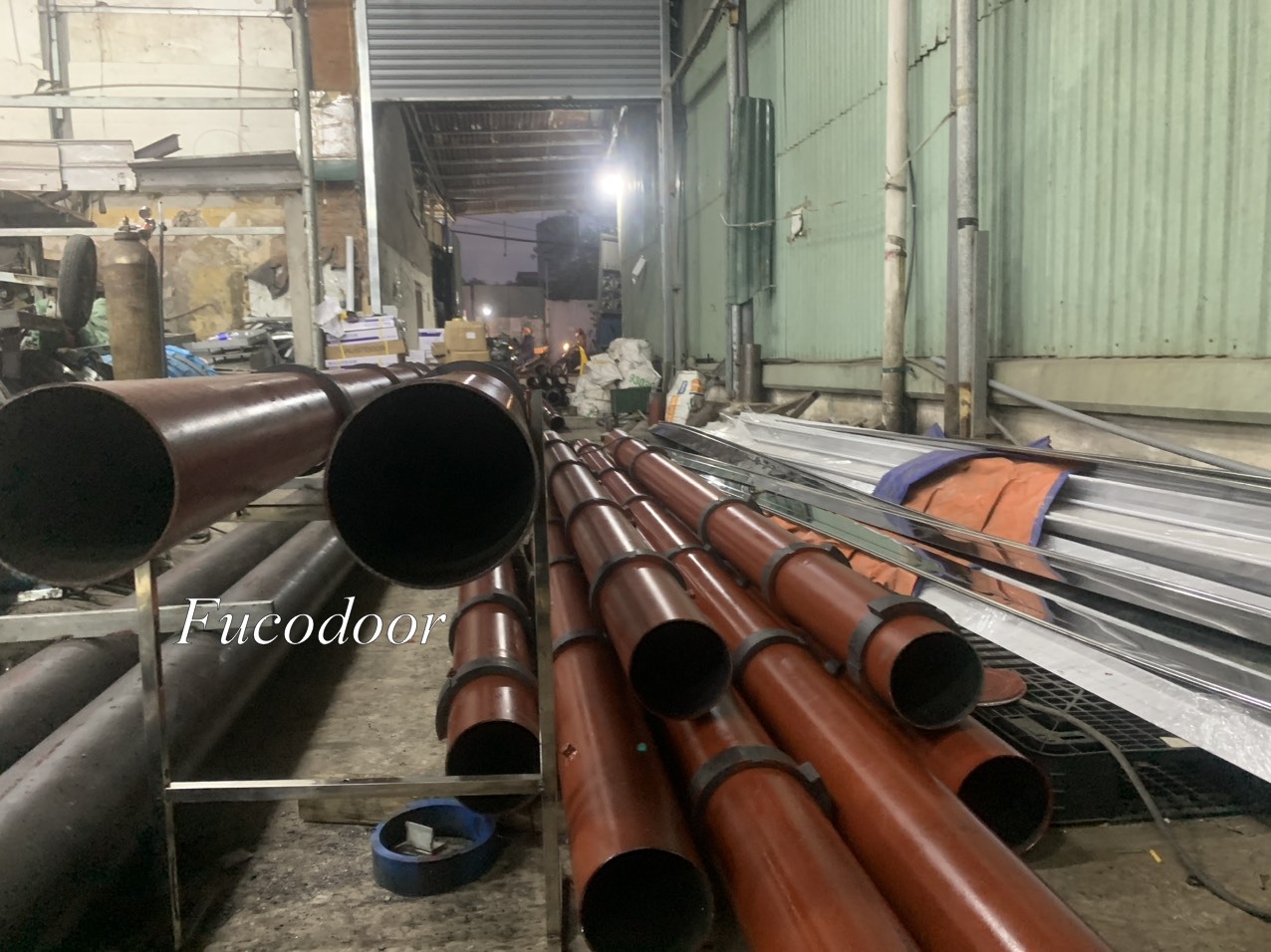 Cửa cuốn Đài Loan ĐL85, dầy 0.9mm, Cửa cuốn siêu trường sơn tĩnh điện, Cửa cuốn siêu trường inox, cửa cuốn siêu trường