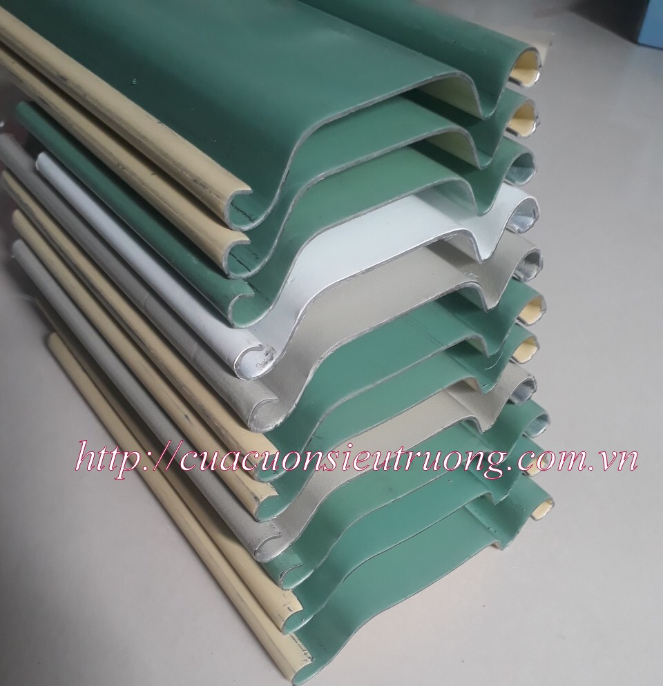 Cửa cuốn siêu trường thép mạ màu dầy 1.3ly