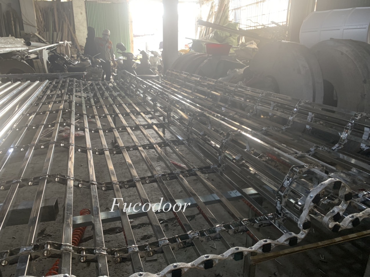 Giá cửa cuốn lưới song ngang, cửa cuốn ngang, Cửa cuốn Song Ngang  tại Bắc Giang