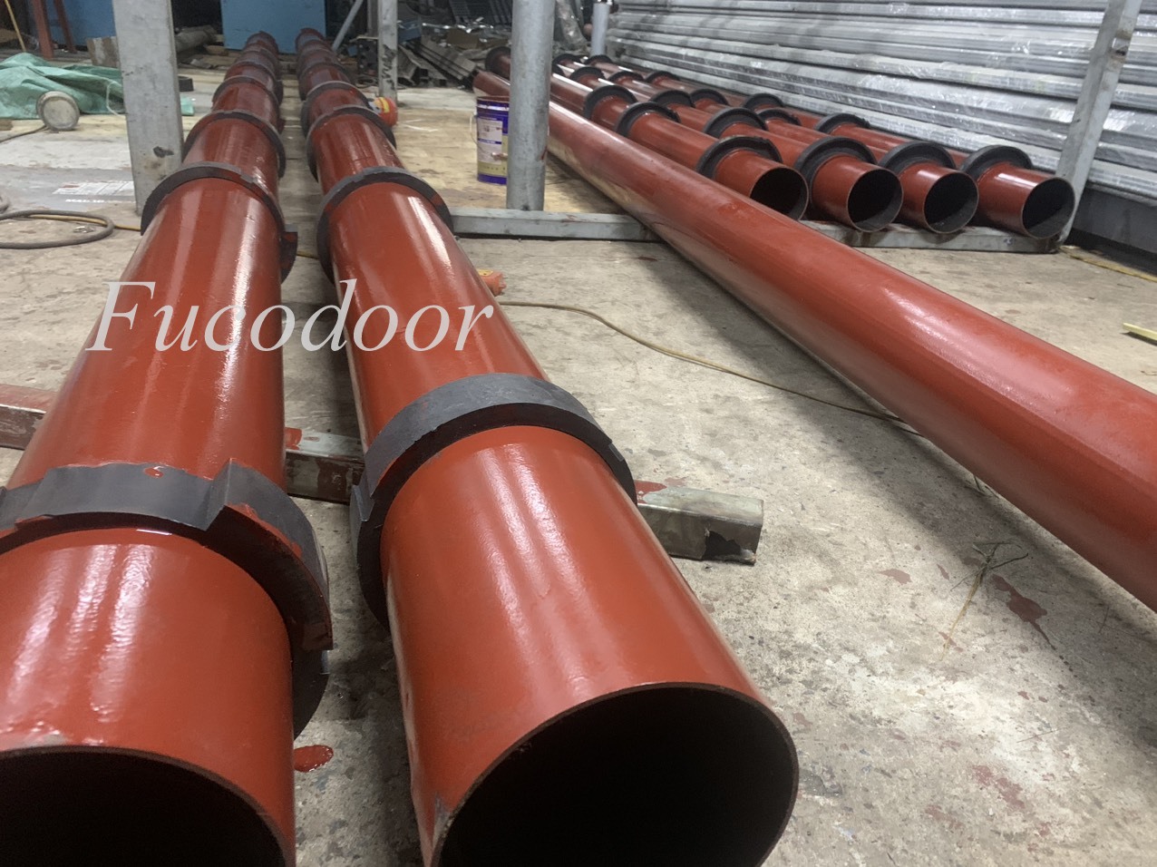 Cửa cuốn siêu trường thép mạ màu dầy 0.9ly