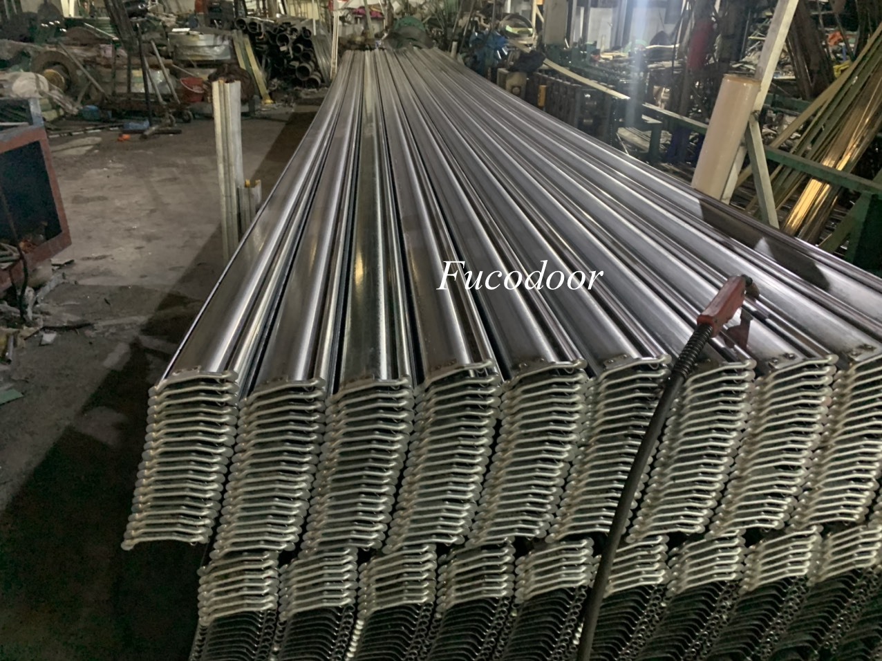 Cửa cuốn siêu trường sơn tĩnh điện, Cửa cuốn siêu trường inox, cửa cuốn siêu trường