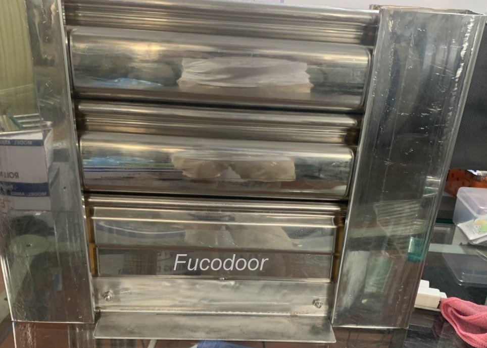 Cửa cuốn siêu trường INOX, ST100. Cửa cuốn siêu trường INOX