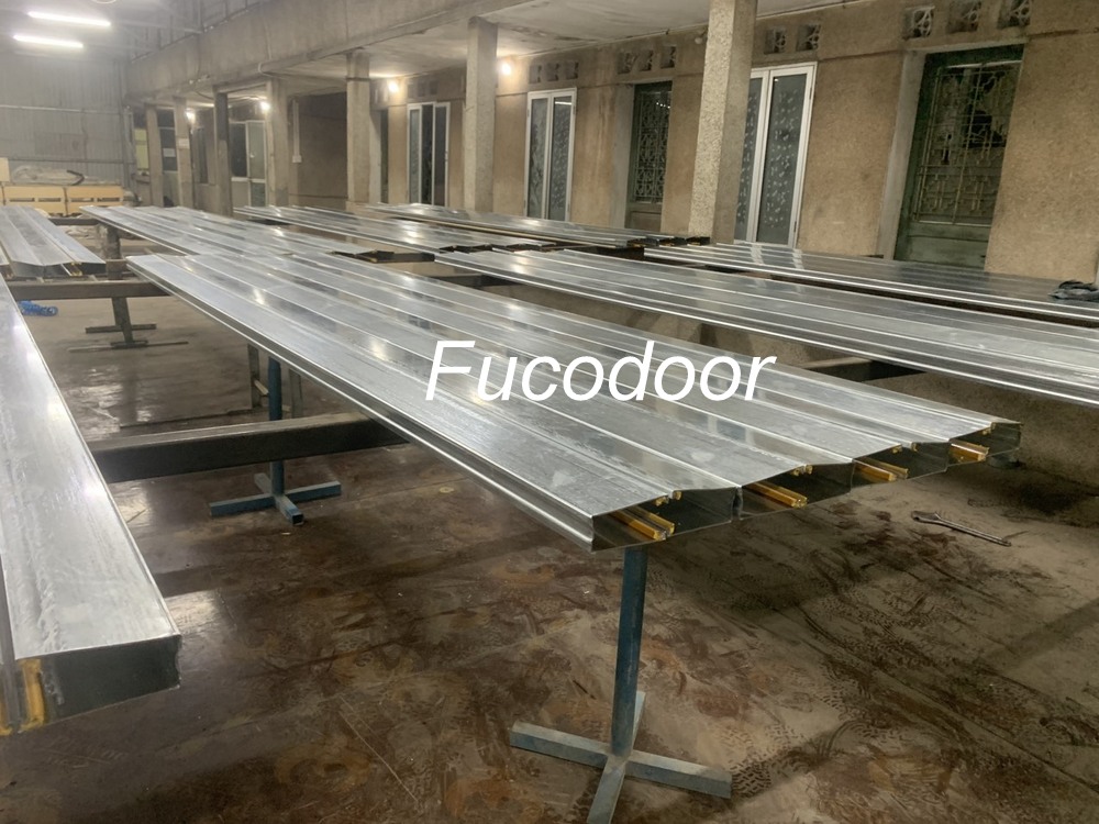 Cửa cuốn siêu trường sơn tĩnh điện, Cửa cuốn siêu trường inox, cửa cuốn siêu trường