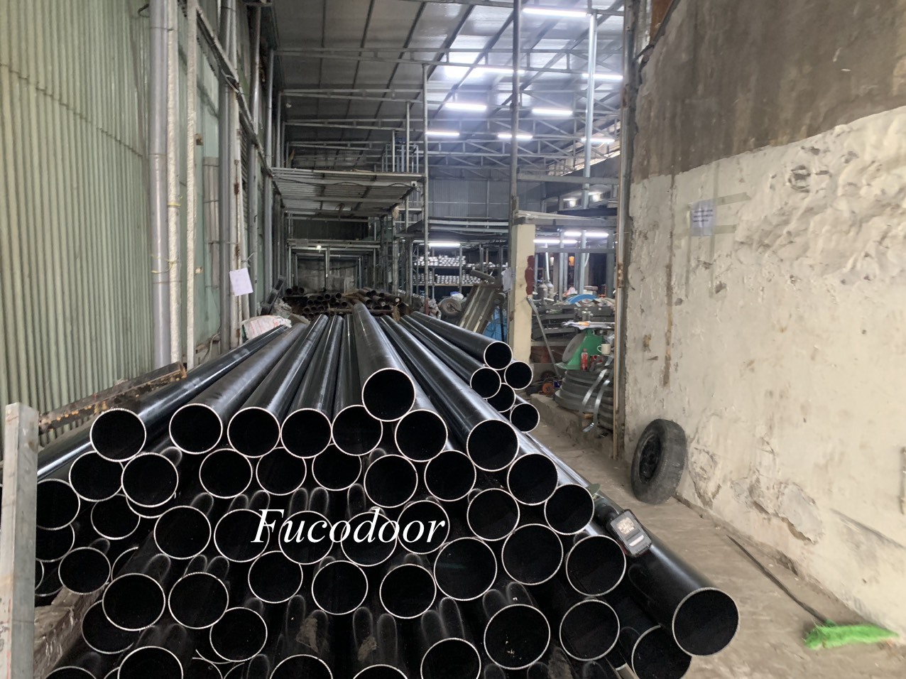 Cửa cuốn siêu trường thép mạ màu dầy 1.1ly