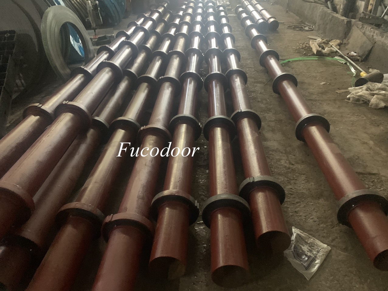 Cửa cuốn siêu trường thép mạ màu dầy 1.1ly