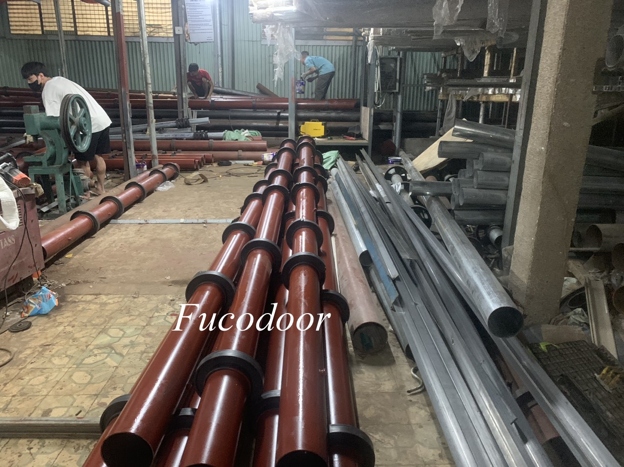 Cửa cuốn nhà xưởng, chống cháy