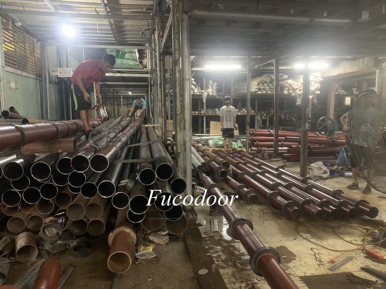 Cửa cuốn nhà xưởng, chống cháy