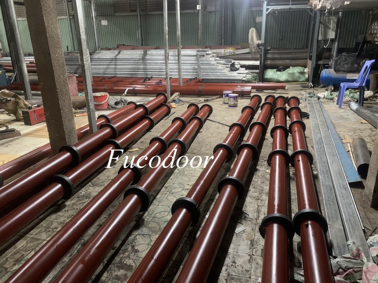 Cửa cuốn siêu trường sơn tĩnh điện dầy 1.1mm
