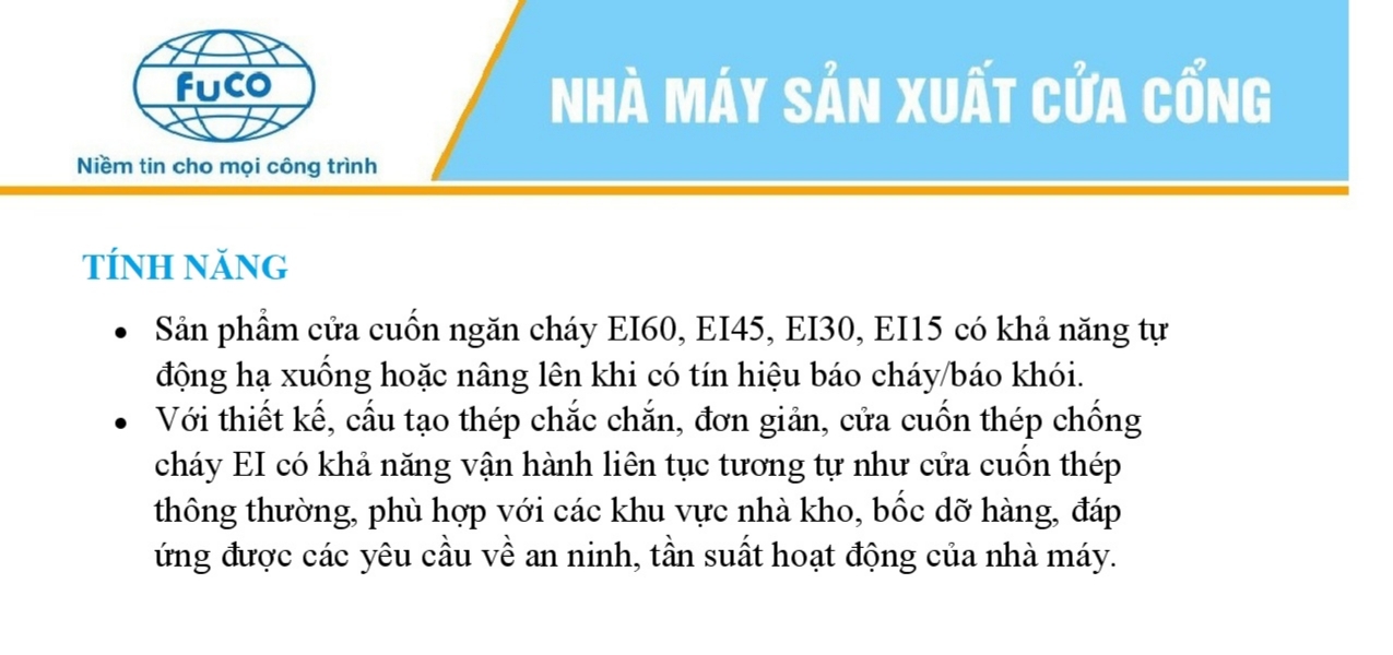 cửa cuốn ngăn  EI30, cửa cuốn ngăn cháy EI45, cửa cuốn ngăn cháy EI60, cửa cuốn ngăn cháy EI70, EI90