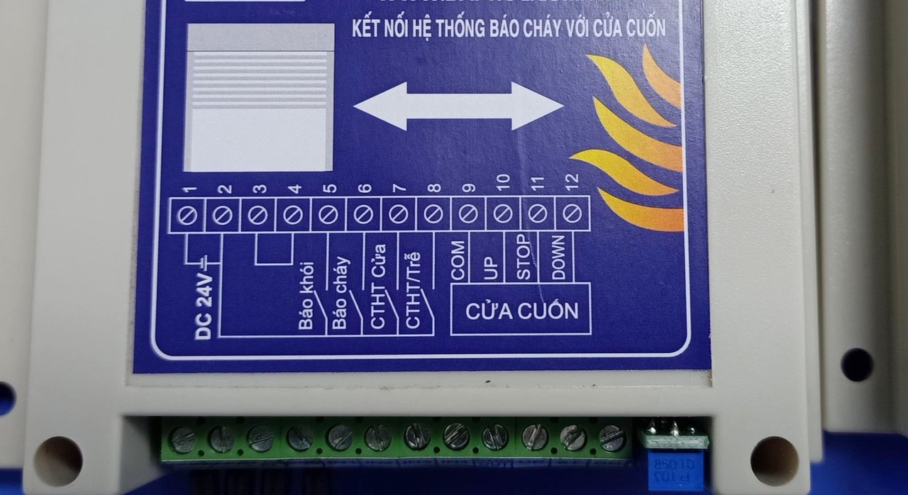 thiết bị ngăn cháy cửa cuốn