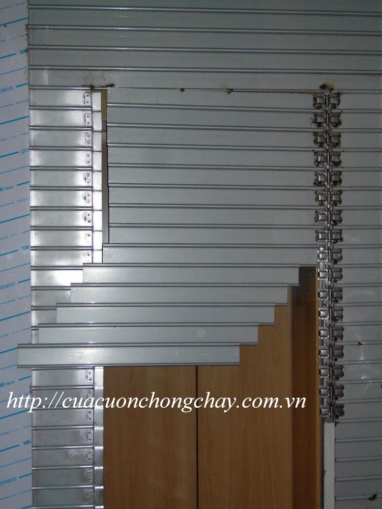 Cửa cuốn chống cháy ( Fire shutter door korea )