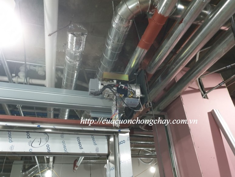 Cửa cuốn chống cháy, ngăn cháy nhà xưởng