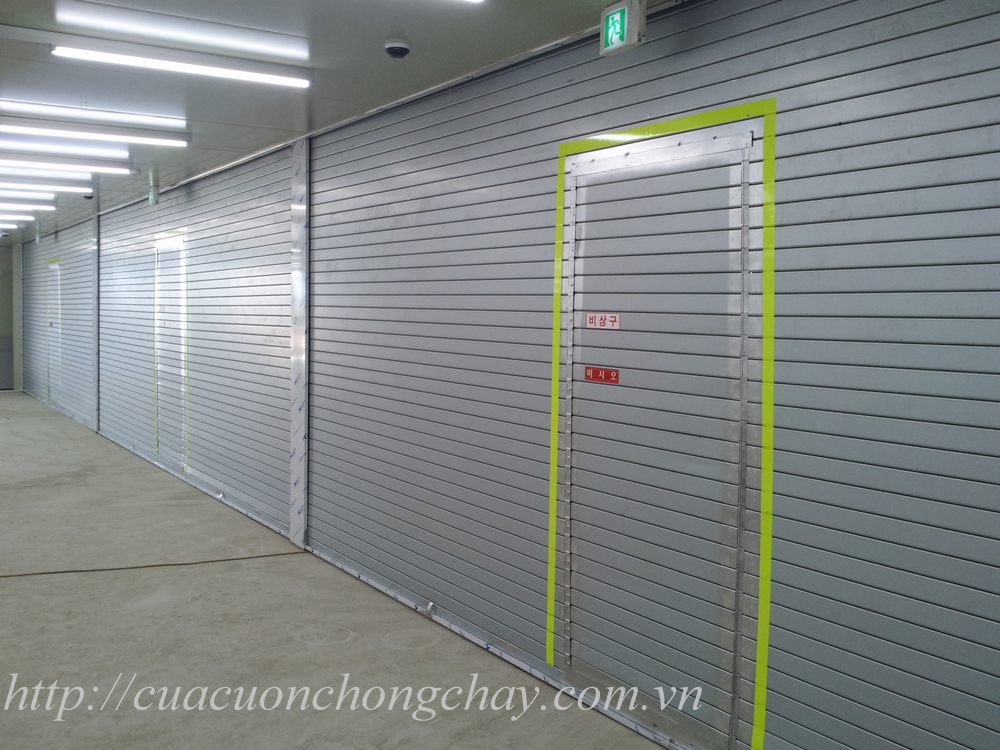 Cửa cuốn chống cháy bằng thép (EGI), FC85 dùng cho trường học