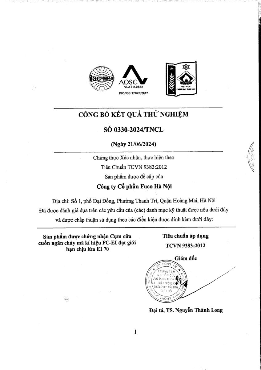 Cửa cuốn ngăn cháy EI, cửa cuốn ngăn cháy EI60, cửa cuốn chống cháy cách nhiệt EI70