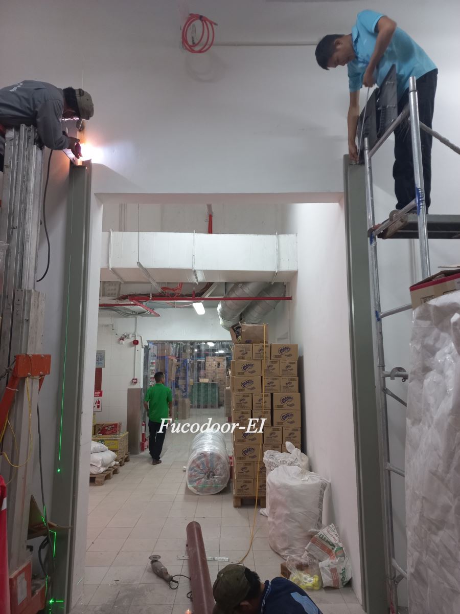 Cửa cuốn ngăn cháy cách nhiệt, chống cháy EI, EI 60 phút, EI70