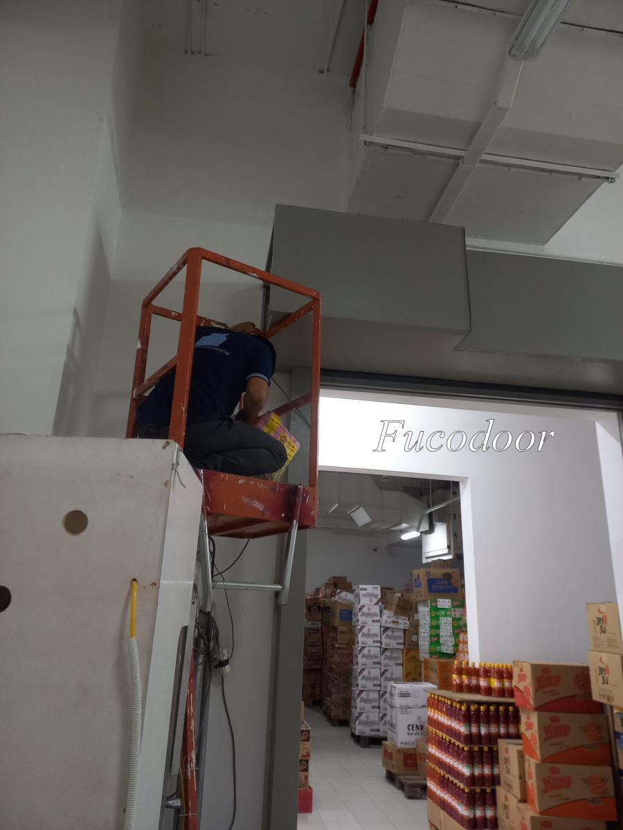 Lắp Cửa cuốn ngăn cháy, chống cháy EI