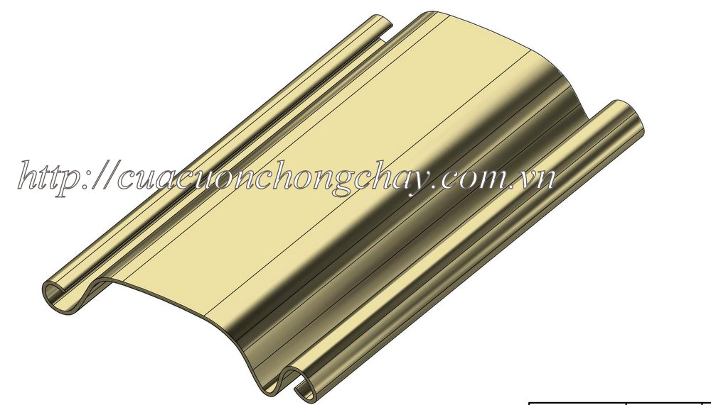cửa cuốn ngăn cháy 1 lớp