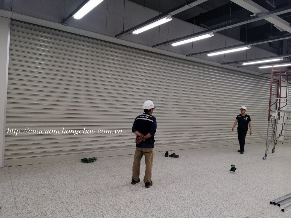 Cửa cuốn ngăn cháy, chống cháy nhà xưởng, nhà máy