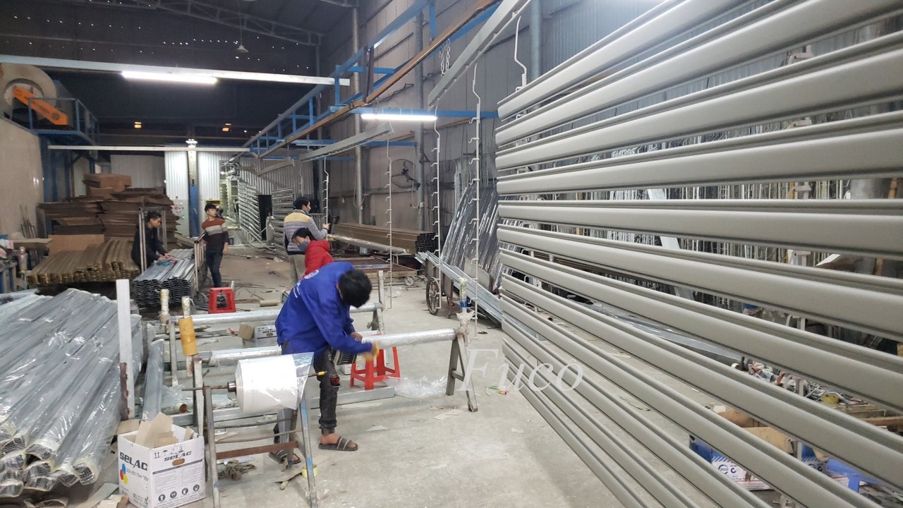Cửa cuốn chống cháy tại Rạch Giá, Cửa cuốn chống cháy bằng thép