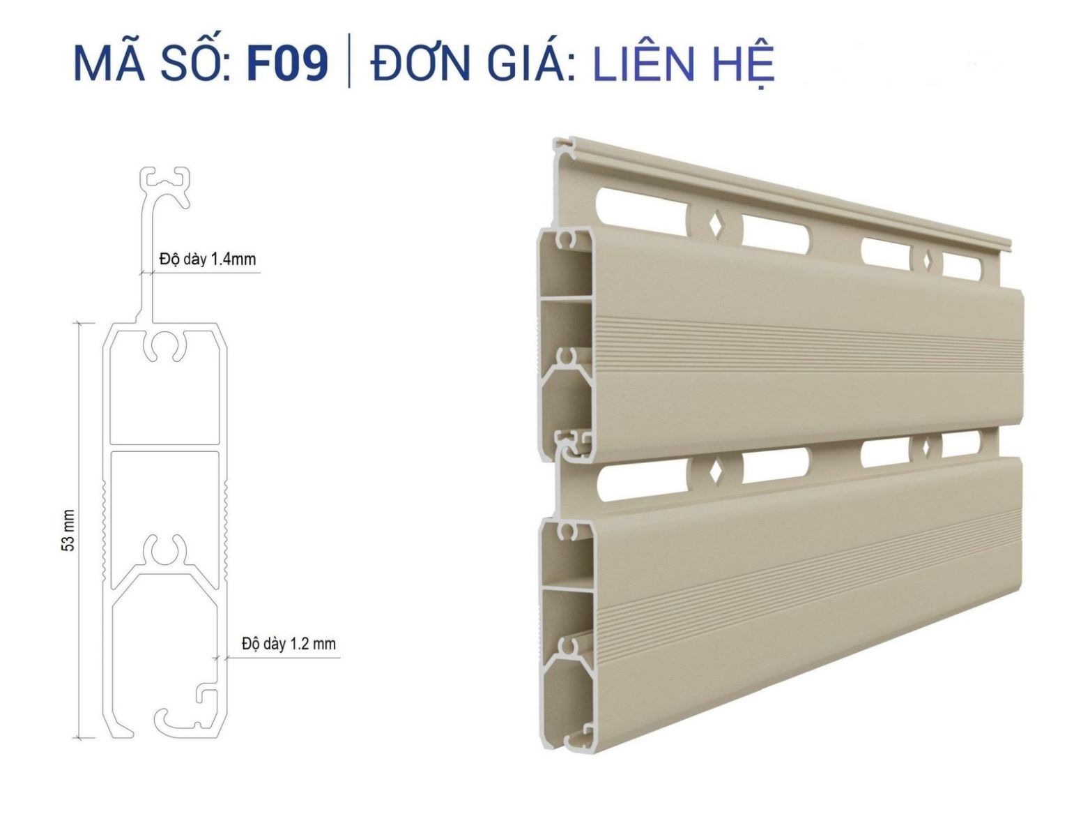 Cửa cuốn Đức Fucodoor F09