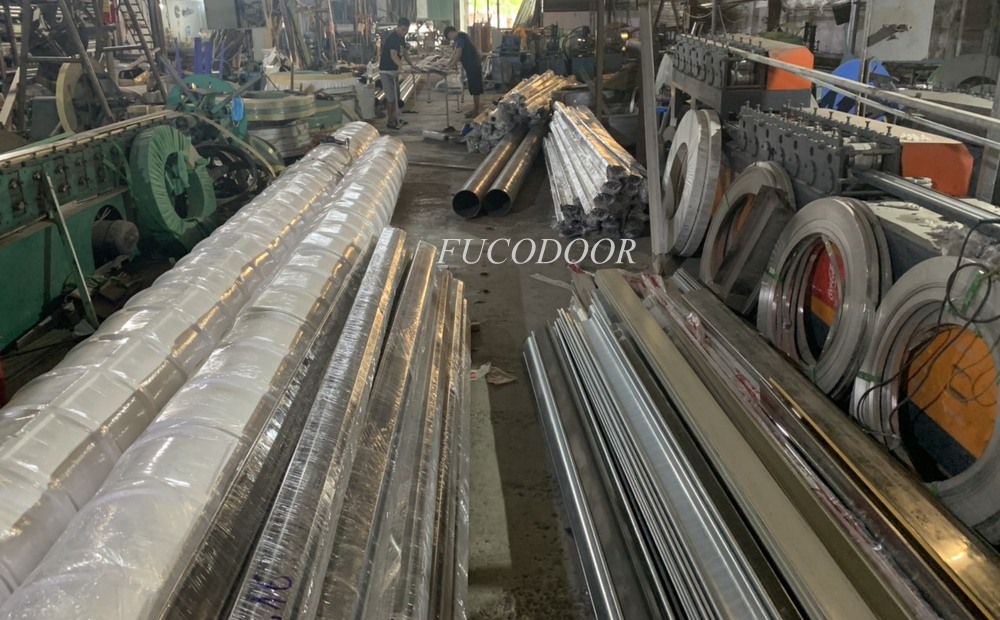 cửa cuốn khớp thoáng phi 19, cửa cuốn khớp thoáng 20x20 inox, cửa cuốn khớp thoáng inox 304 tại Hải Phòng