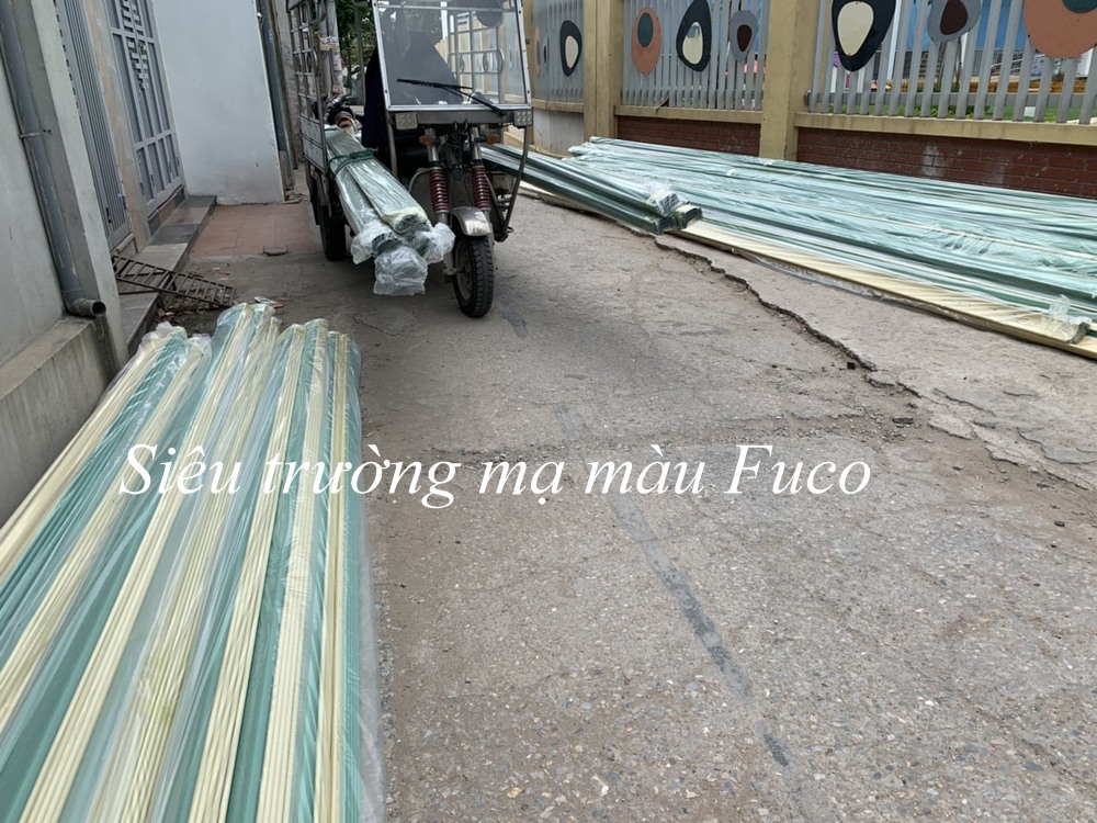 cửa cuốn siêu trường thép mạ màu