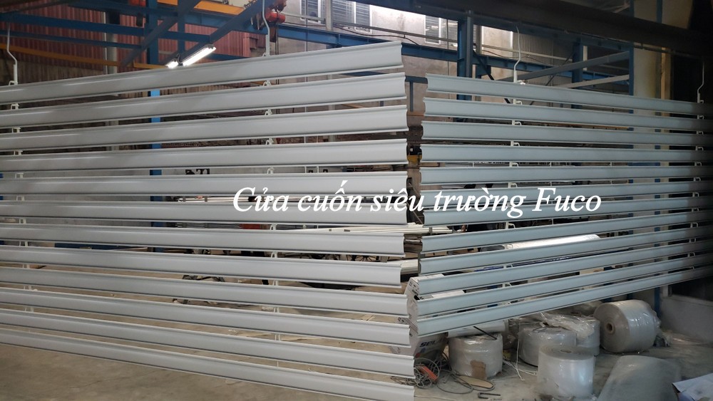 cửa cuốn siêu trường thép 1.1ly