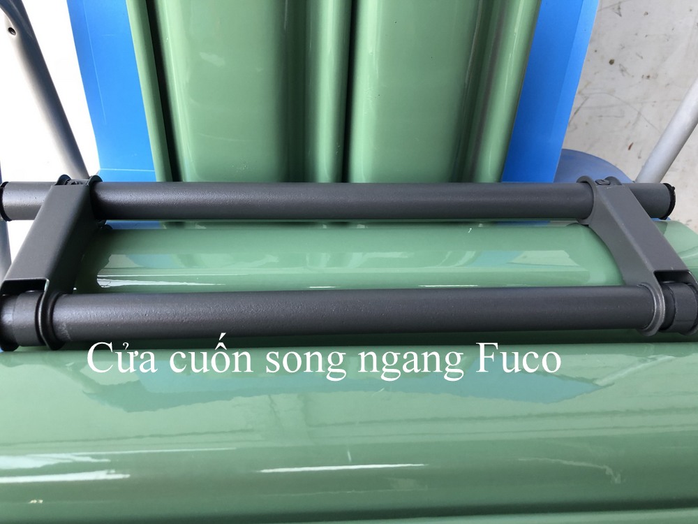 Cửa cuốn khớp thoáng song ngang sơn tĩnh điện