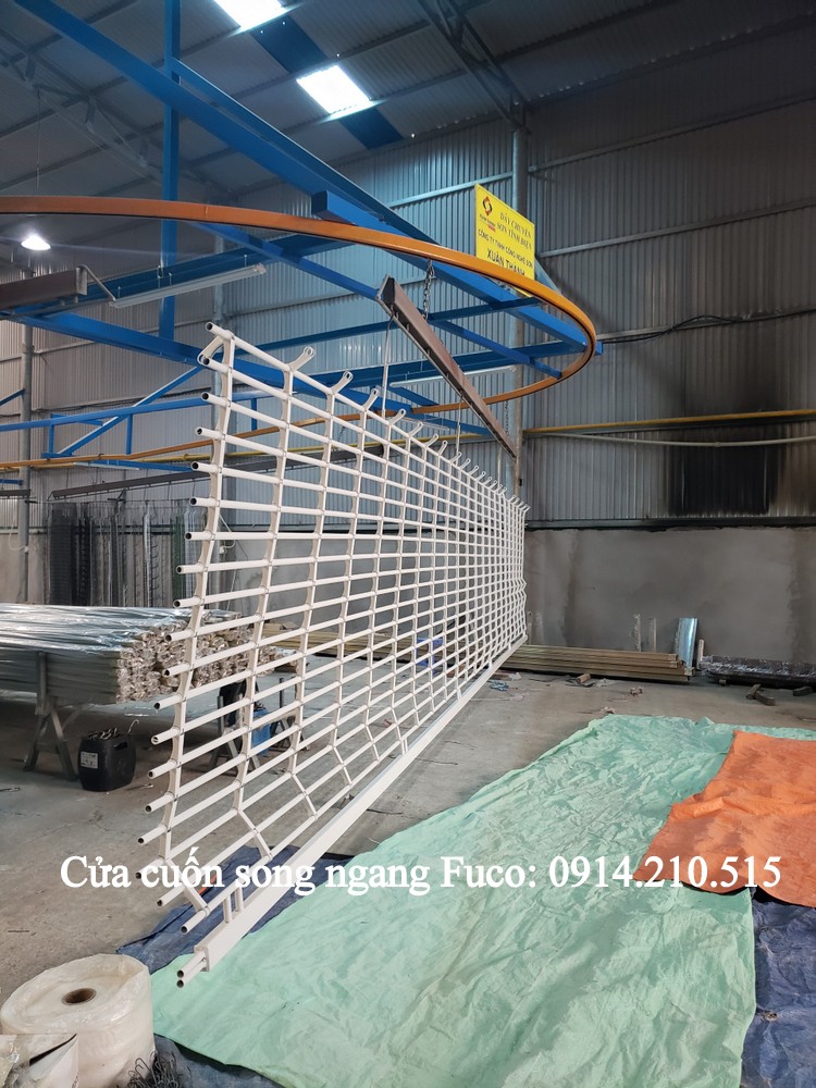 Cửa cuốn Song Ngang Sơn Tĩnh Điện, cửa cuốn siêu thoáng