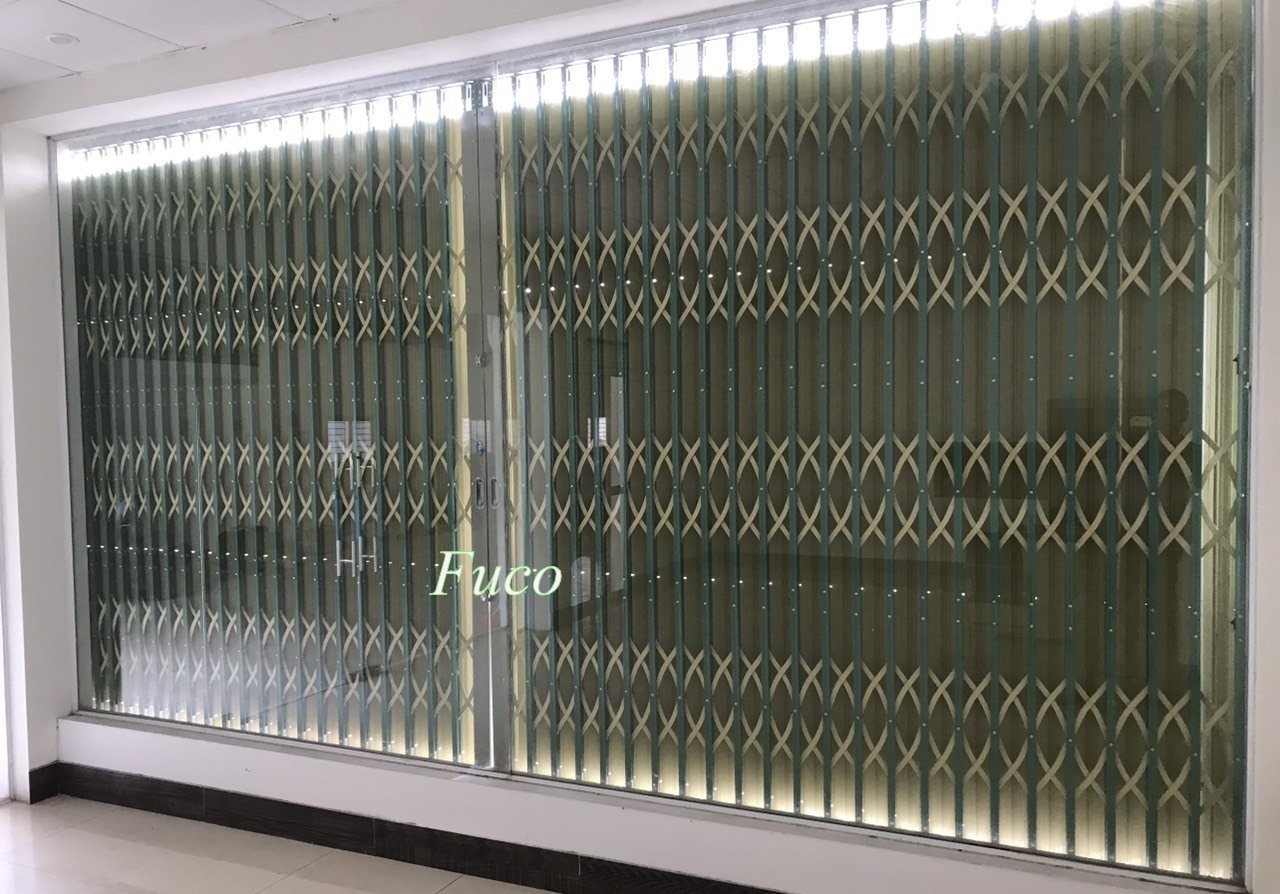 cửa xếp đài loan nan chéo rỗng, cửa xếp đài loan nan chéo đặc