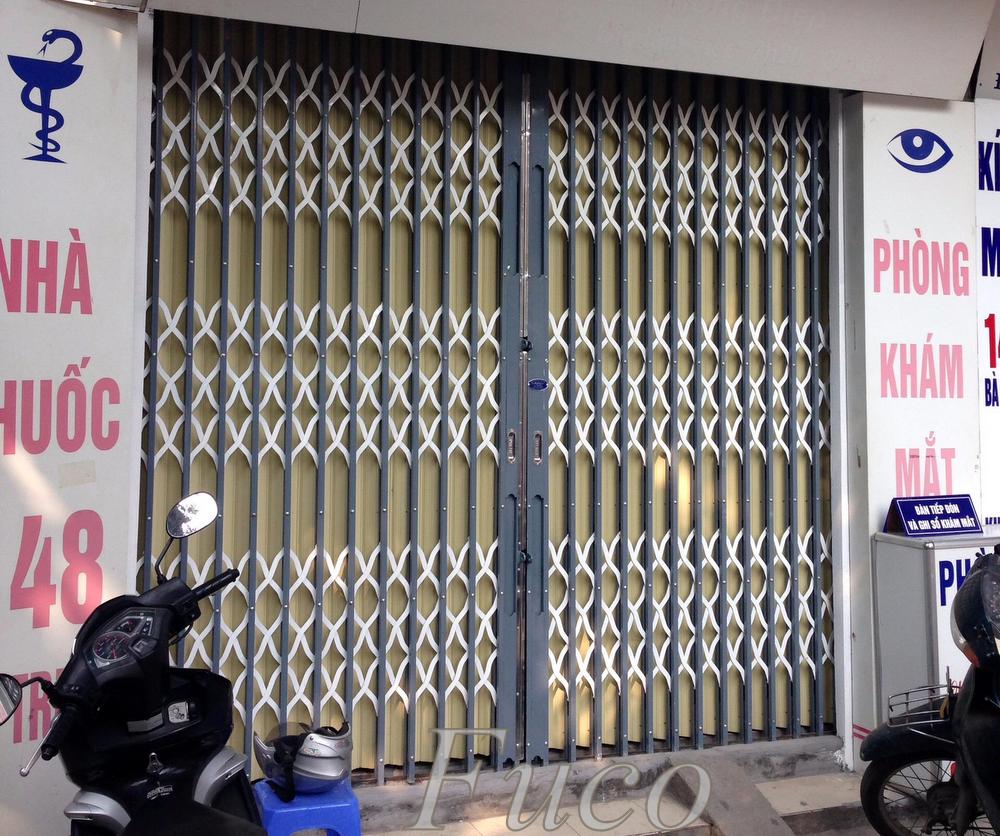 Cửa xếp hộp kẽm Fuco
