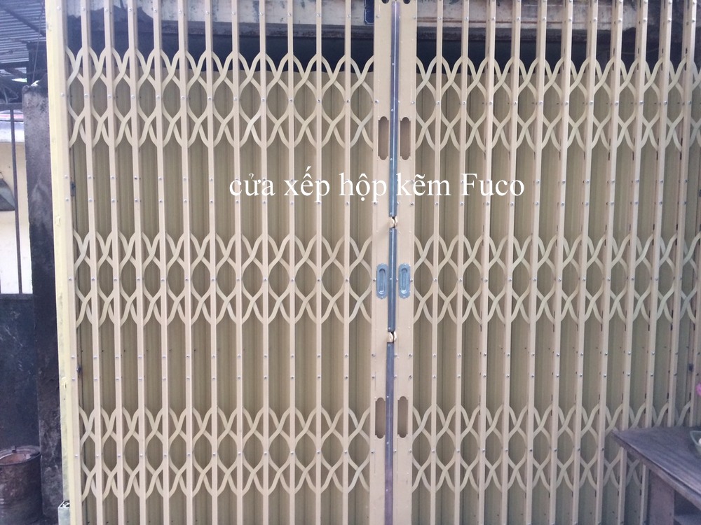 Cửa xếp hộp kẽm Fuco
