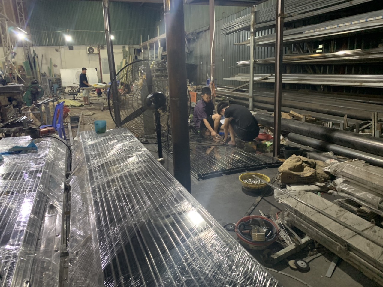 Báo giá cửa xếp inox tại hà nội, Giá cửa INOX