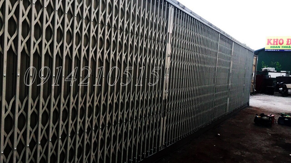 Cửa xếp U Đúc dầy 1,2ly đến 1,6ly do công ty Fuco sản xuất