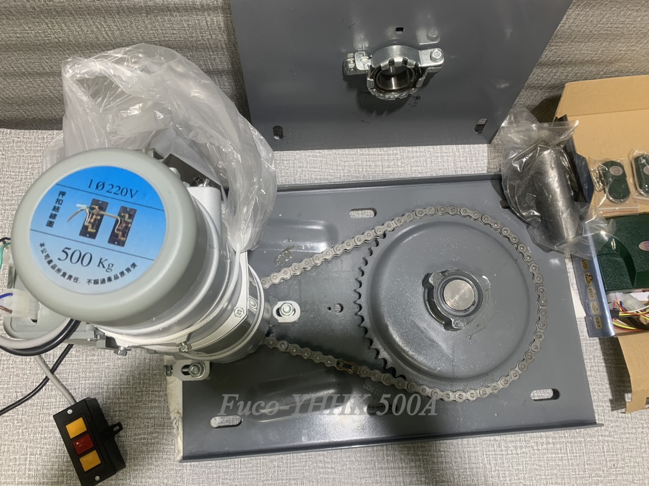 Motor YH500A, loại dây đồng nhập khẩu Fucodoor