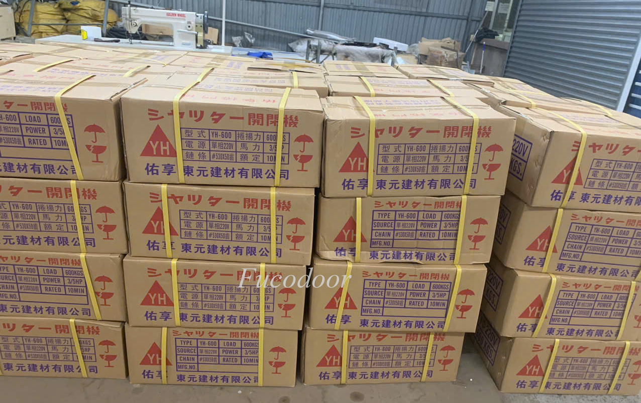Motor cửa cuốn DR, YH 600kg, mẫu Đài Loan