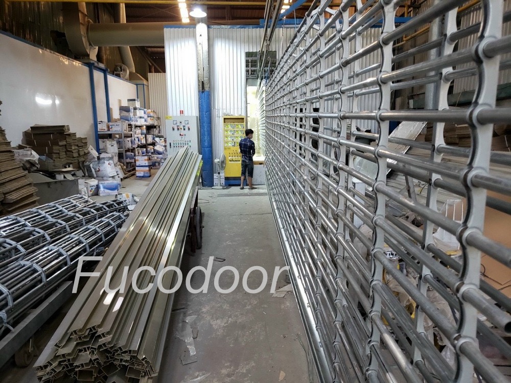 ទ្វារ​រមូរ​ផ្ដេក​ការ៉េ ២០ ទ្វារ​រមូរ​ស្រោប​ម្សៅ សុងង៉ាំង ១៩