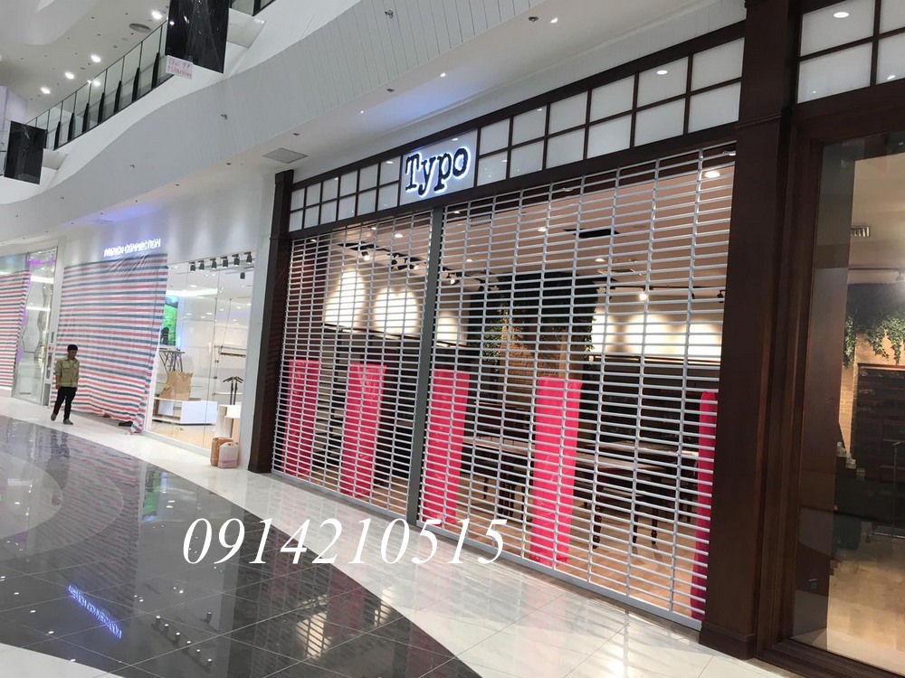Cửa cuốn Song Ngang sơn tĩnh điện