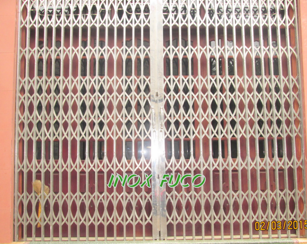 Báo giá cửa xếp INOX , Cửa xếp, cửa cuốn