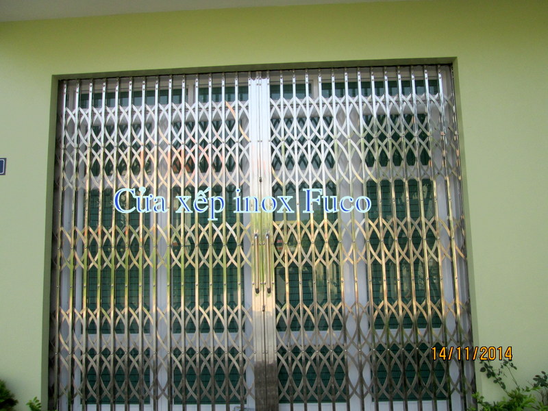 Cửa xếp INOX tại Hải Phòng