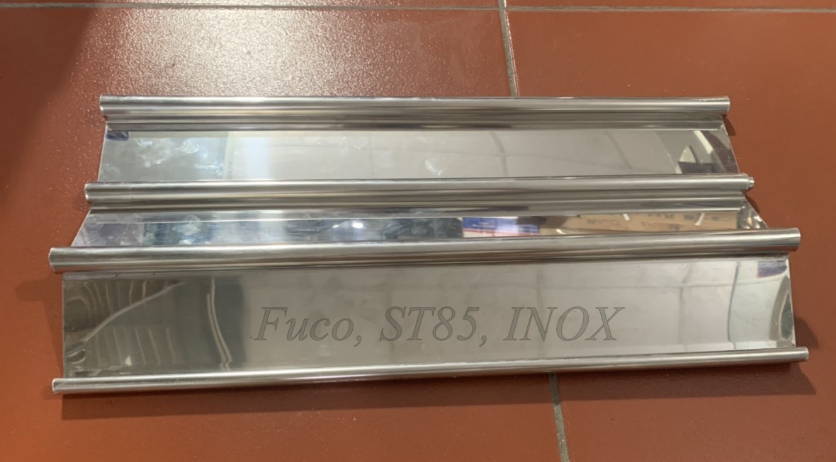 Cửa cuốn siêu trường INOX St85, Korea, bản phẳng dầy 0.8mm