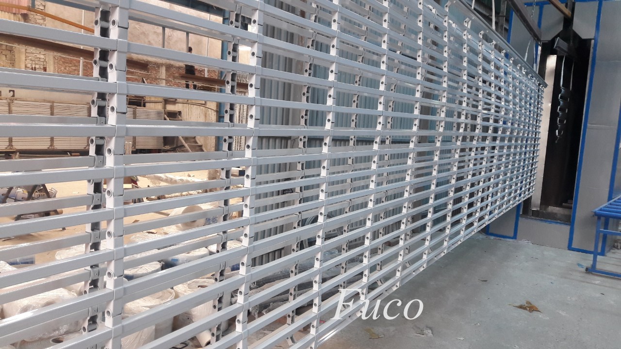 cửa cuốn khớp thoáng 20x20, cửa cuốn khớp thoáng, sơn tĩnh điện tại Hải Phòng