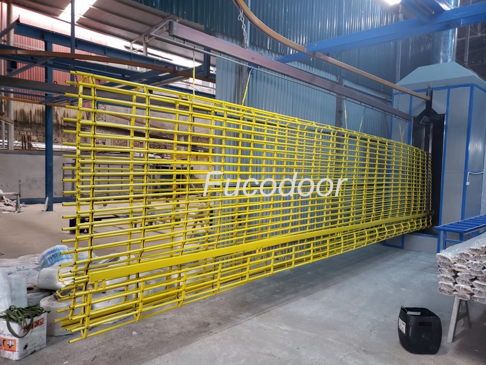 ទ្វាររមូរប៉ារ៉ាឡែលផ្តេក INOX 304 Fuco តម្លៃទ្វាររមូរប៉ារ៉ាឡែលផ្តេក 19